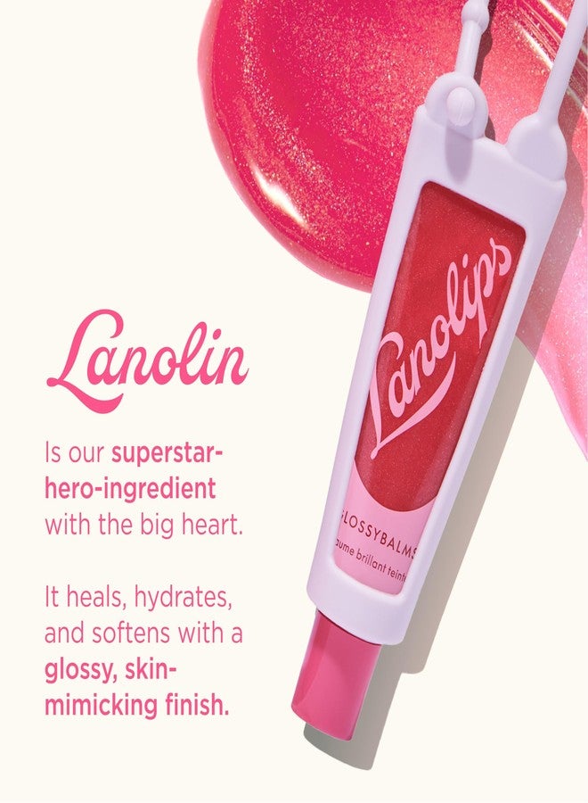 Lanolips Glossybalm Candy Bauble - Ultra Hydrating Tinted Lip Gloss for Dry, Chapped Lips - Flavored Natural Lanolin Lip Balm with Lanolin Oil, Vitamin E & Mica for Lip Care & Shine (0.35 Ounce) - Image 4